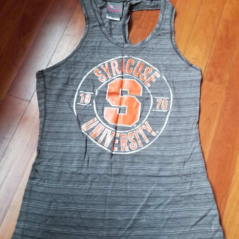 EUC Ladies Syracuse Orange racerback Tank top S